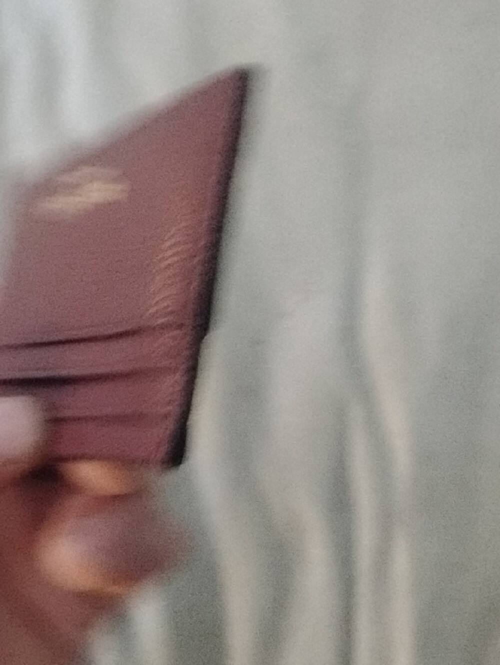 kate spade Pebbled Card Holder in Burgundy - Picture 8 of 8